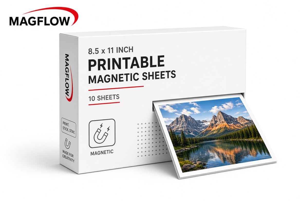 Printable Magnetic Sheets, custom printed by Magflow in Rancho Cucamonga