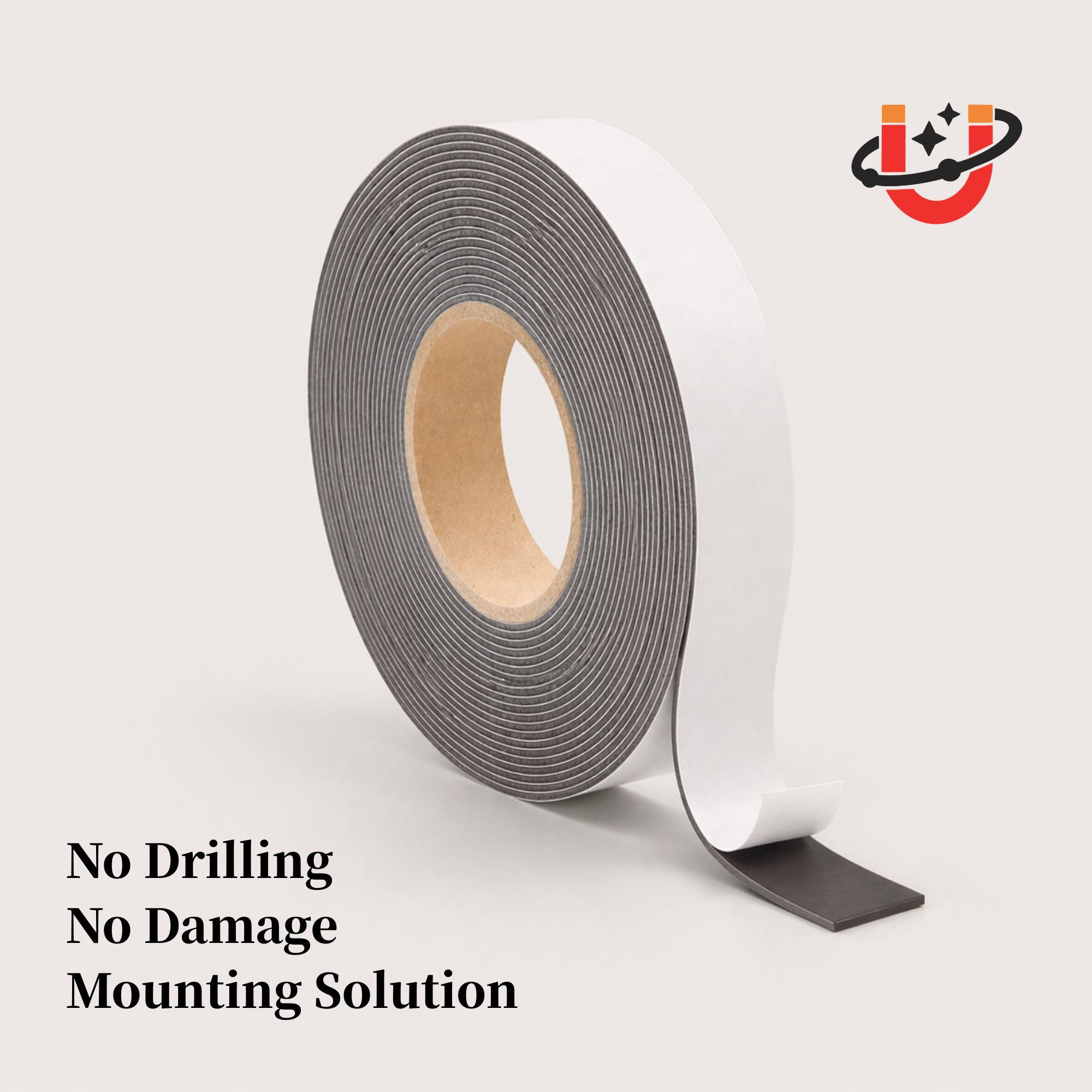Magnet Tape Strips Roll 1"x100'x 1/32 in. thick